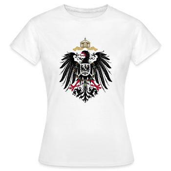 Imperial Eagle 1889 - Women's T-Shirt - white - Front - AI Model Female 172 dark (172cm)