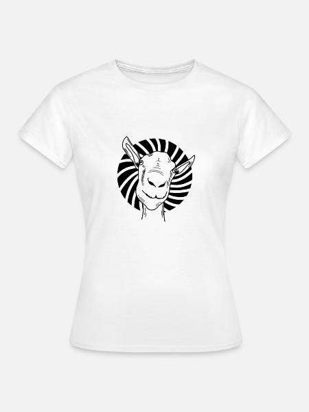 Ziege Goat - Frauen T-Shirt - Weiß