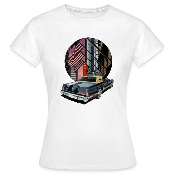 Amérique - T-shirt Femme - blanc - Devant - AI Model Female 172 dark (172cm)