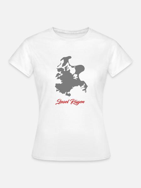 Insel Rügen - Frauen T-Shirt - Weiß