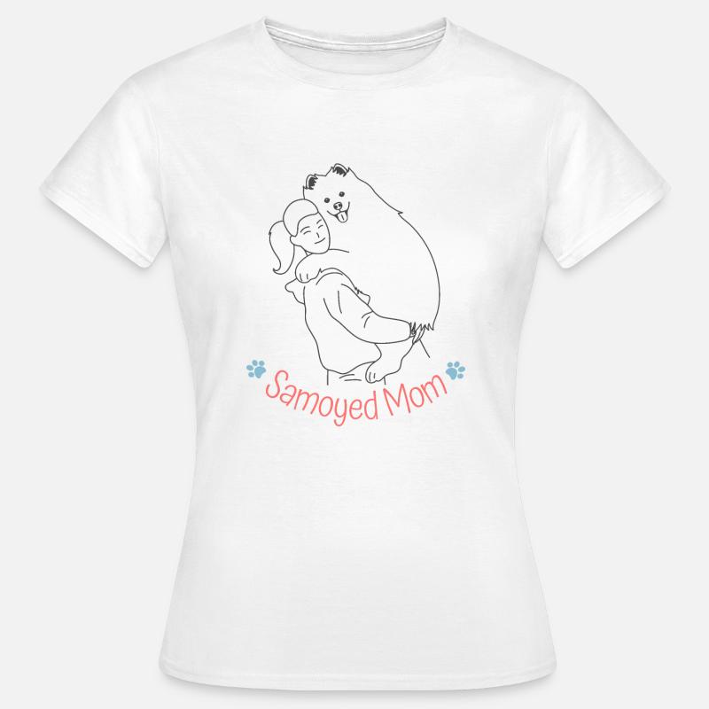 Samoyed Mom - Women's T-Shirt - white