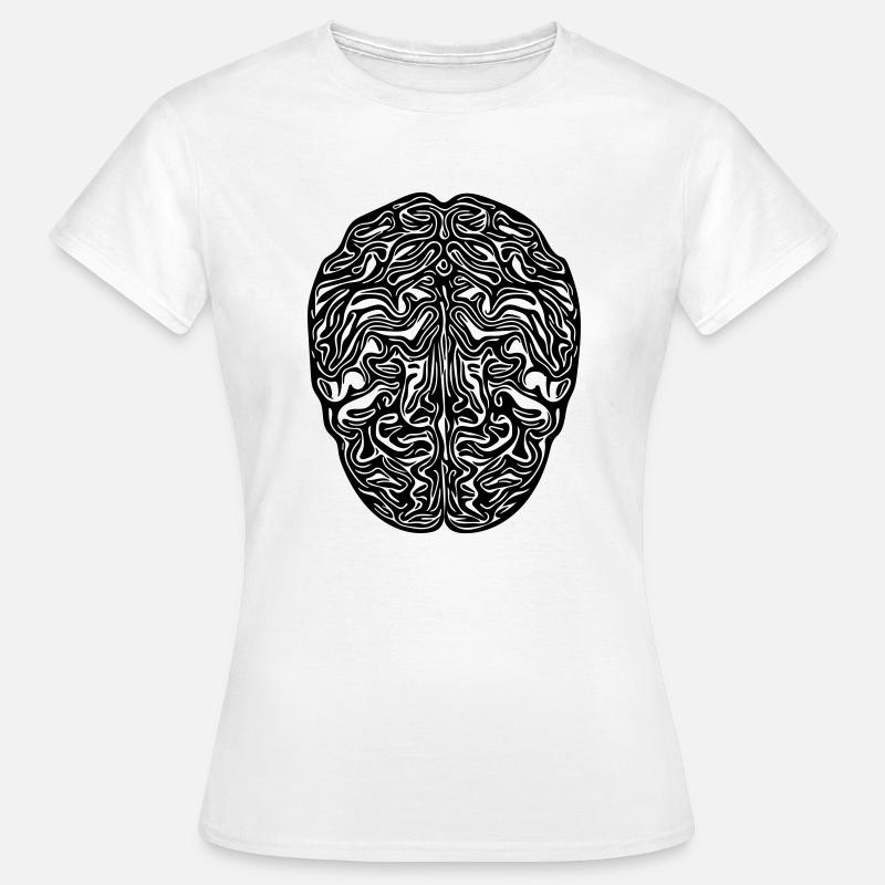 Brain - Anatomical Vector - Women's T-Shirt - white