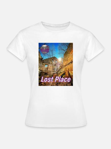 Lost Place Schmiede - Frauen T-Shirt - Weiß