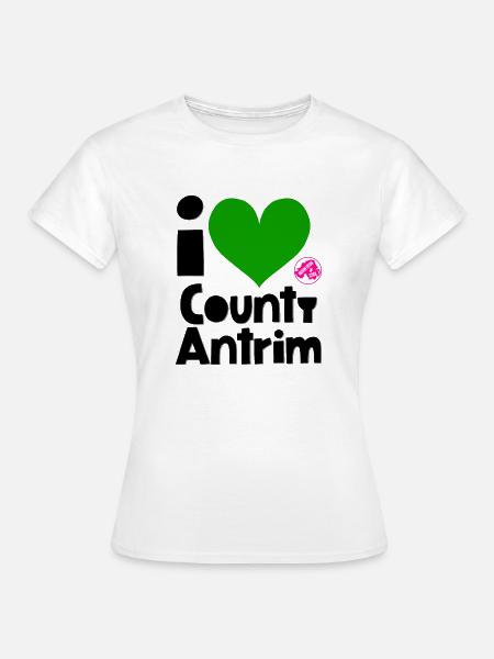 Grafschaft Antrim - Frauen T-Shirt - Weiß