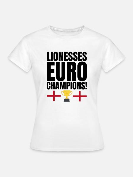 Englischer Fußballmeister der Frauen - Frauen T-Shirt - Weiß