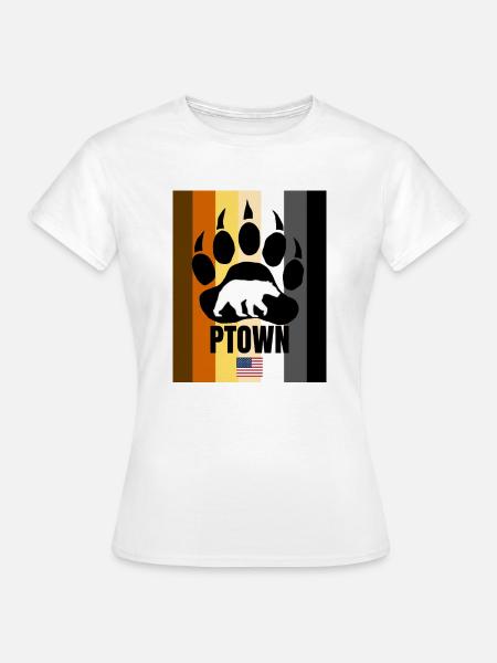 Ptown Bär - Frauen T-Shirt - Weiß