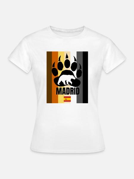 Madrid schwuler Bär - Frauen T-Shirt - Weiß