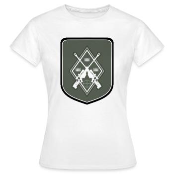 PGM croisé - T-shirt Femme - blanc - Devant - AI Model Female 172 dark (172cm)
