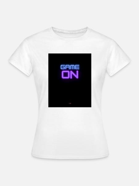 Game on - Frauen T-Shirt - Weiß