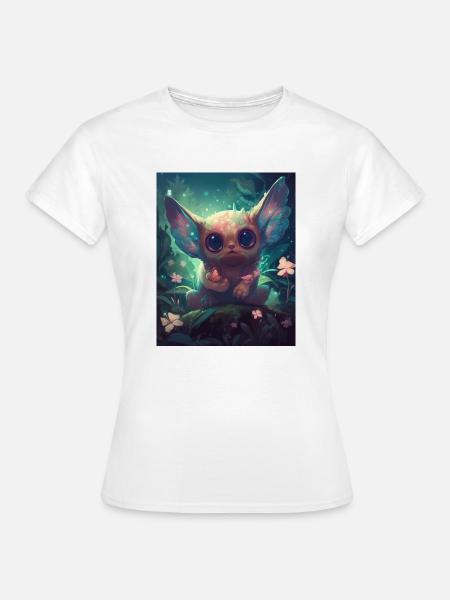 Cute Creature 01 - Frauen T-Shirt - Weiß