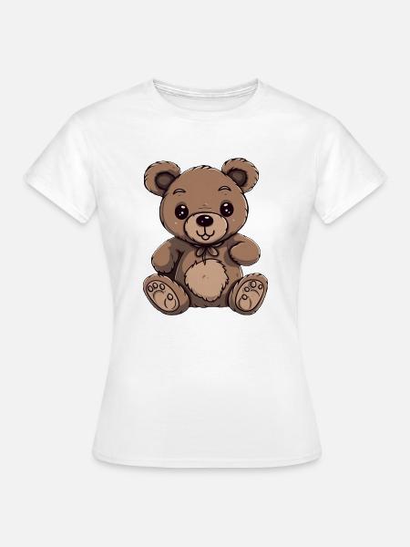 Teddy-Blüten - Frauen T-Shirt - Weiß