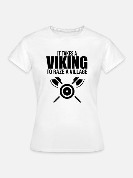 Zerstöre ein Dorfzitat - Frauen T-Shirt - Weiß