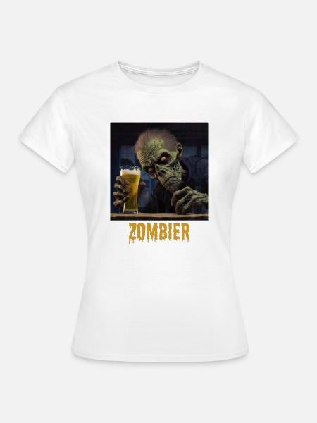 Zombier - Frauen T-Shirt - Weiß