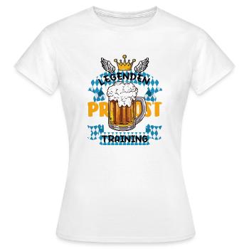 Legenden Training - Frauen T-Shirt - Weiß - Vorne - AI Model Female 172 dark (172cm)