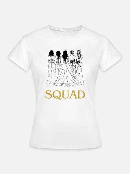 Jungesellinenabschied Squad - Frauen T-Shirt - Weiß