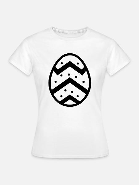 Osterei - Frauen T-Shirt - Weiß