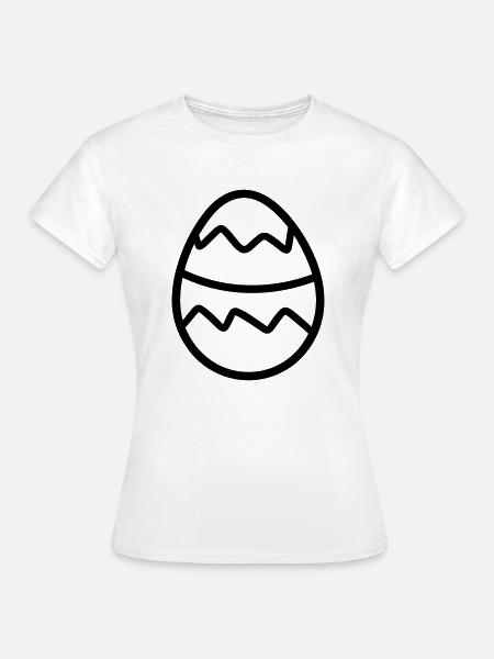 Ei - Frauen T-Shirt - Weiß