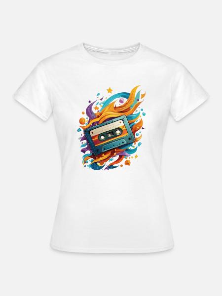 MIXTAPE II - Frauen T-Shirt - Weiß