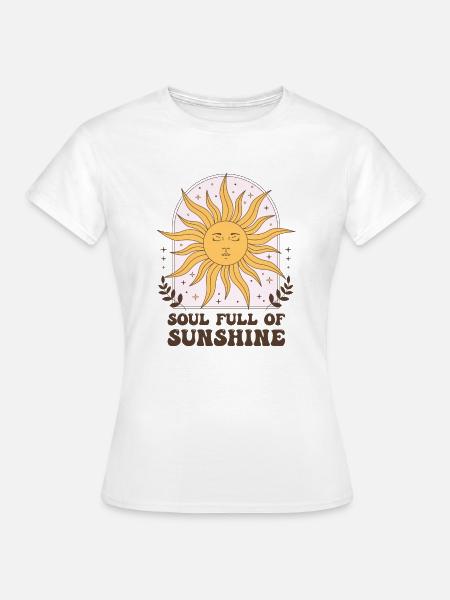 Seele und sonne - Frauen T-Shirt - Weiß