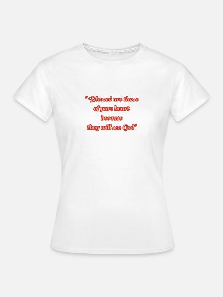 Sätze der Bibel - Frauen T-Shirt - Weiß