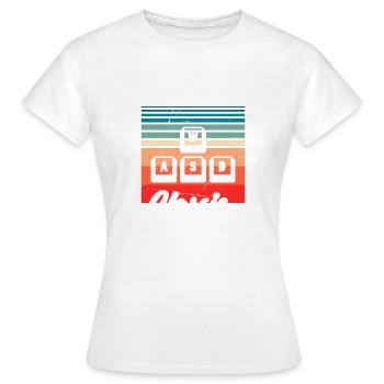 Video Games Spruch Classic Zocken - Frauen T-Shirt - Weiß - Vorne - AI Model Female 172 dark (172cm)