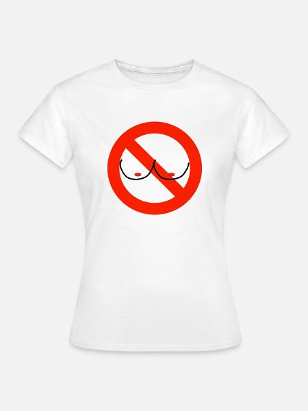 No Tits - Frauen T-Shirt - Weiß