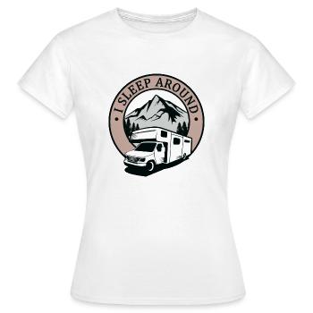 Je dors - T-shirt Femme - blanc - Devant - AI Model Female 172 dark (172cm)