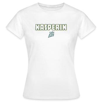 Kasperin - Frauen T-Shirt - Weiß - Vorne - AI Model Female 172 dark (172cm)