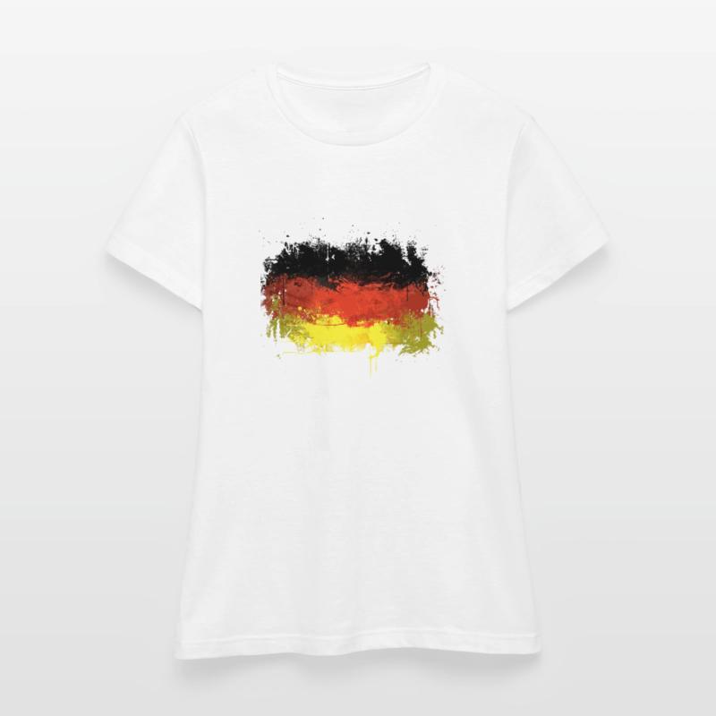 German Flag Graffiti Women's T-Shirt