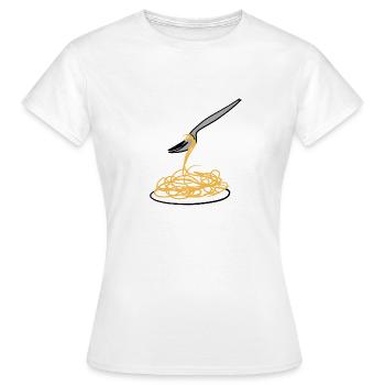 cuisiner des aliments - T-shirt Femme - blanc - Devant - AI Model Female 172 dark (172cm)