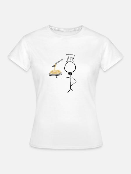 kochen koch - Frauen T-Shirt - Weiß