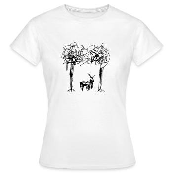 Trees Tree - Women's T-Shirt - white - Front - AI Model Female 172 dark (172cm)