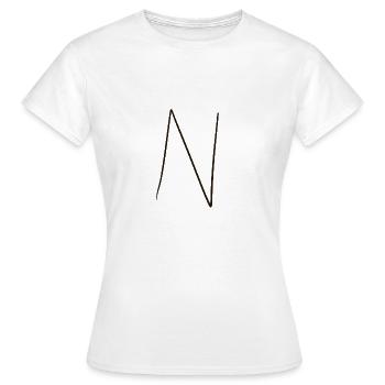 Letter Word - Women's T-Shirt - white - Front - AI Model Female 172 dark (172cm)