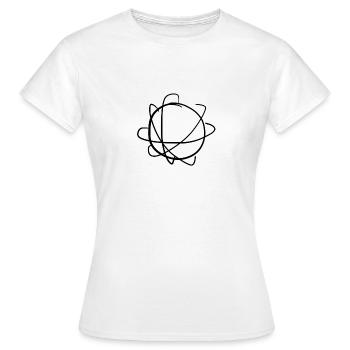 cercle cercle - T-shirt Femme - blanc - Devant - AI Model Female 172 dark (172cm)