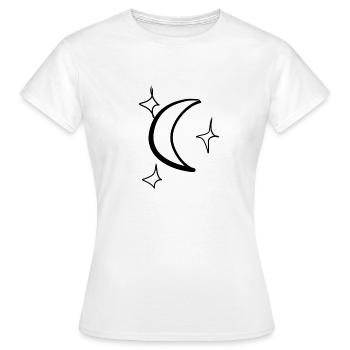 Étoile étoilée - T-shirt Femme - blanc - Devant - AI Model Female 172 dark (172cm)