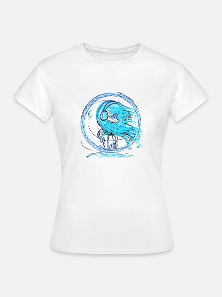 Musik Wasser - Frauen T-Shirt - Weiß