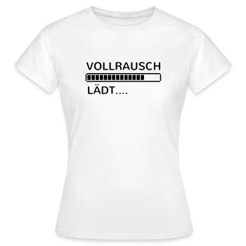 Alkohol Bier saufen betrinken Party feiern Sauf - Frauen T-Shirt - Weiß - Vorne - AI Model Female 172 dark (172cm)