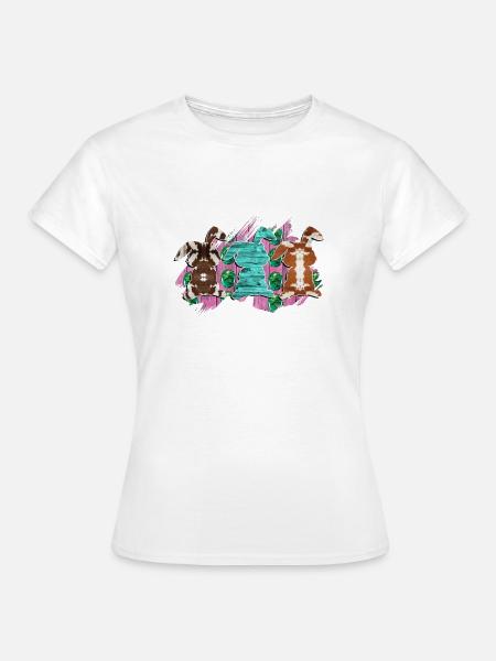 Western Rabbit - Frauen T-Shirt - Weiß