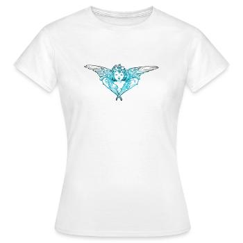 ange gardien - T-shirt Femme - blanc - Devant - AI Model Female 172 dark (172cm)