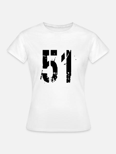 Nummer 51 - Frauen T-Shirt - Weiß