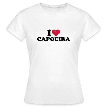 Capoeira - T-shirt Femme - blanc - Devant - AI Model Female 172 dark (172cm)