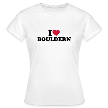 bouldering - T-shirt Femme - blanc - Devant - AI Model Female 172 dark (172cm)