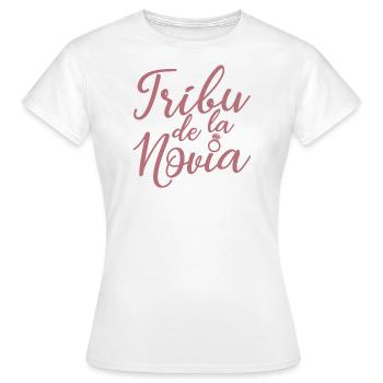 Tribu de la Novia Bride's Tribe Bridesmaid Wedding - Women's T-Shirt - white - Front - AI Model Female 172 dark (172cm)