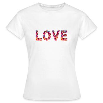 Une typographie sincère - T-shirt Femme - blanc - Devant - AI Model Female 172 dark (172cm)