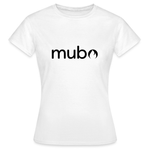 mubo Logo Word Black - Dame-T-shirt