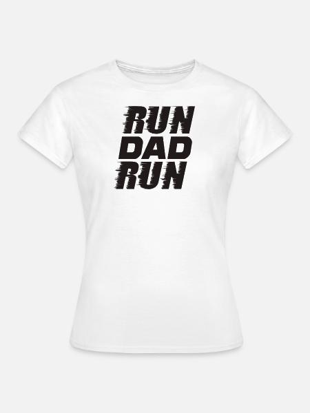 Marathon Laufen Rennen Papa Motivation Geschenk - Frauen T-Shirt - Weiß