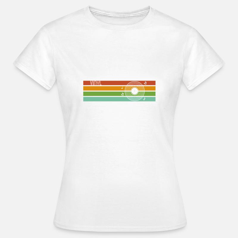 RETRO VINYL - Women's T-Shirt - white