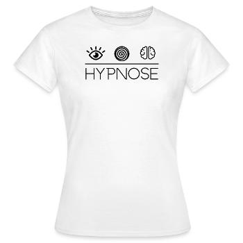 Hypnose T-Shirts Pull Idées Cadeaux - T-shirt Femme - blanc - Devant - AI Model Female 172 dark (172cm)