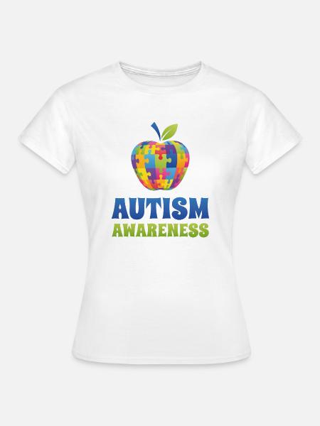 Bewusstsein für Autismus - Frauen T-Shirt - Weiß