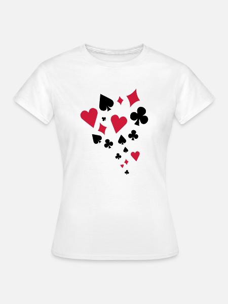 Poker - T-shirt Femme - blanc